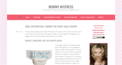 Desktop Screenshot of mommymistress.com